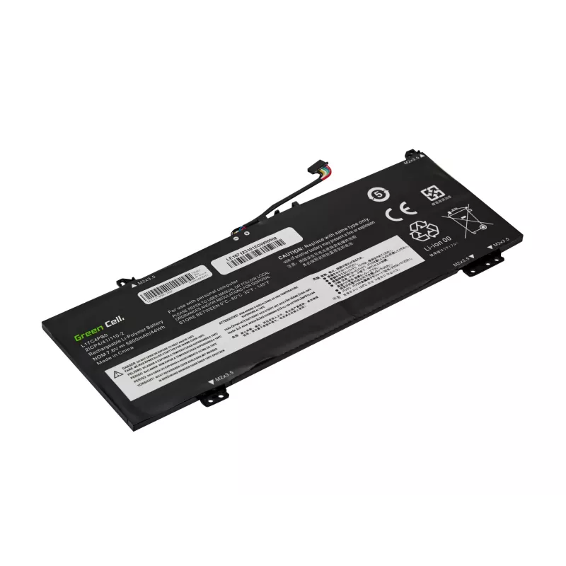 GREEN CELL aku L17C4PB0 7,6 V 5800 mAh Lenovo IdeaPad 530S Yoga 530 jaoks