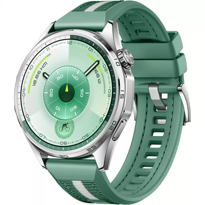 Huawei WATCH GT6 3,73 cm (1,47) AMOLED 46 mm Digitaalne 466 x 466 puutetundlik ekraan Roostevaba teras GPS (satelliit)