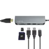 LogiLink UA0343 USB-C Multiport Hub Alumiinium USB 3.2 2. põlvkond Mult