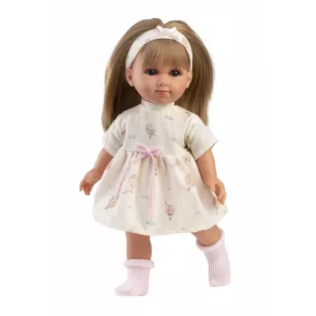Nukk Llorens Elena 35 cm — realistlikud detailid, pehme keha
