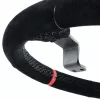Asetek SimSports Lenkradkranz, dished, 340 mm - must, seemisnahk