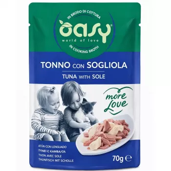 Oasy More Love Tuunikala Merikeelega Kotike 70 g
