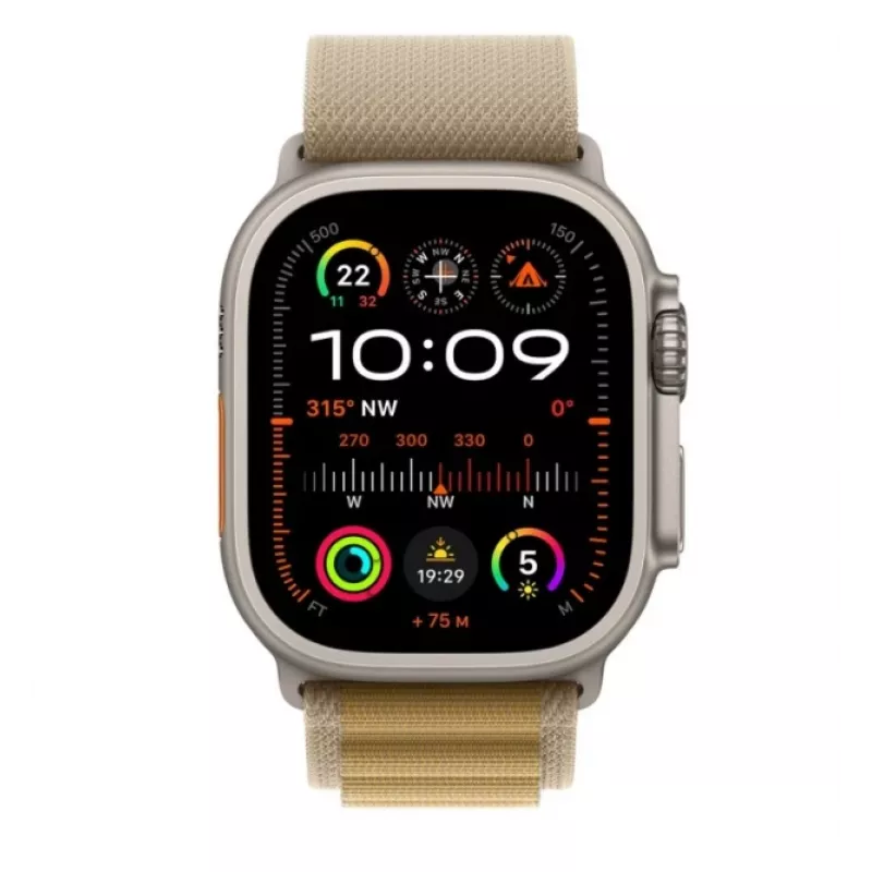 Nutikell Apple MX4H3UL/A 49 mm GPS Always‑On Retina ekraan naturaalne titaan
