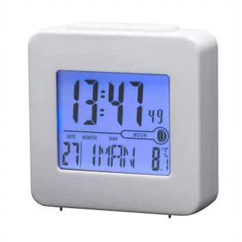 Digital alarm clock Denver REC-34 Valge