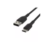 Punutud USB-C USB-A 3m Must