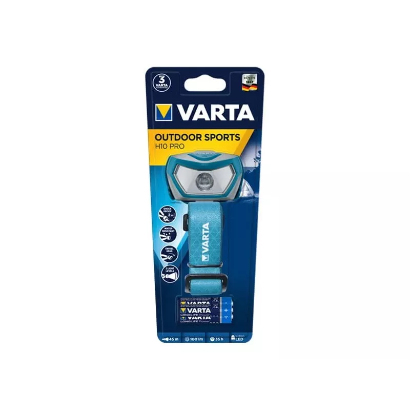 Pealambi taskulamp Varta 16650 101 421 Aqua värvi