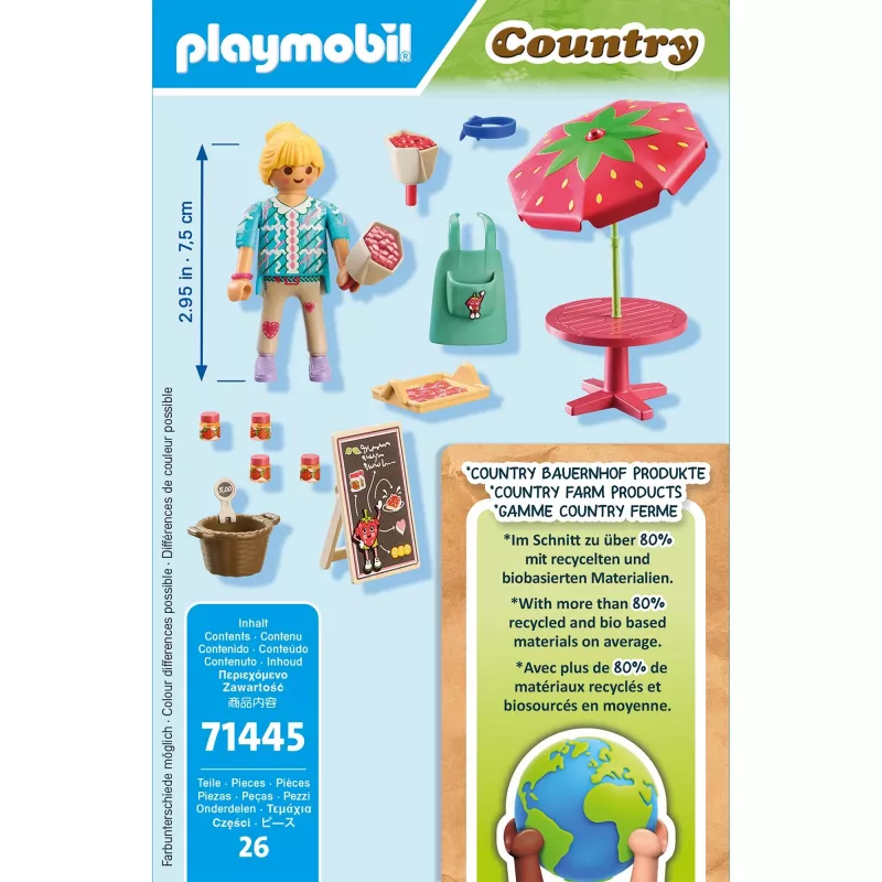 Playmobil Country Kodune maasikamoosimüügilett
