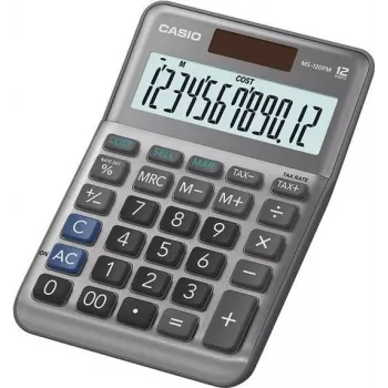 Lauakalkulaator Casio MS-120FM Basic Must 12 numbrit Maks Kasum