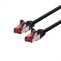 Võrgukaabel LOGON TCR66SS150BL Cat6 SF/UTP (S-FTP) RJ-45–RJ-45 15 m Must