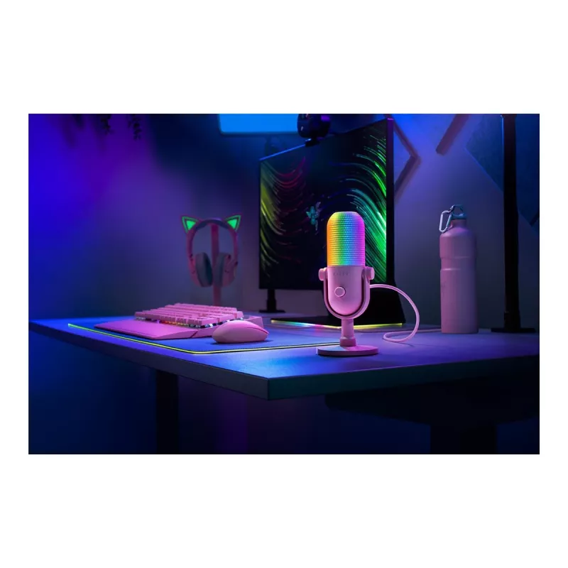 Razer Seiren V3 Chroma Roosa arvutimikrofon