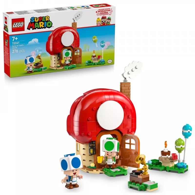LEGO Super Mario pidu Kärnkonnamajas komplekt 72041 interaktiivsete mängufunktsioonidega