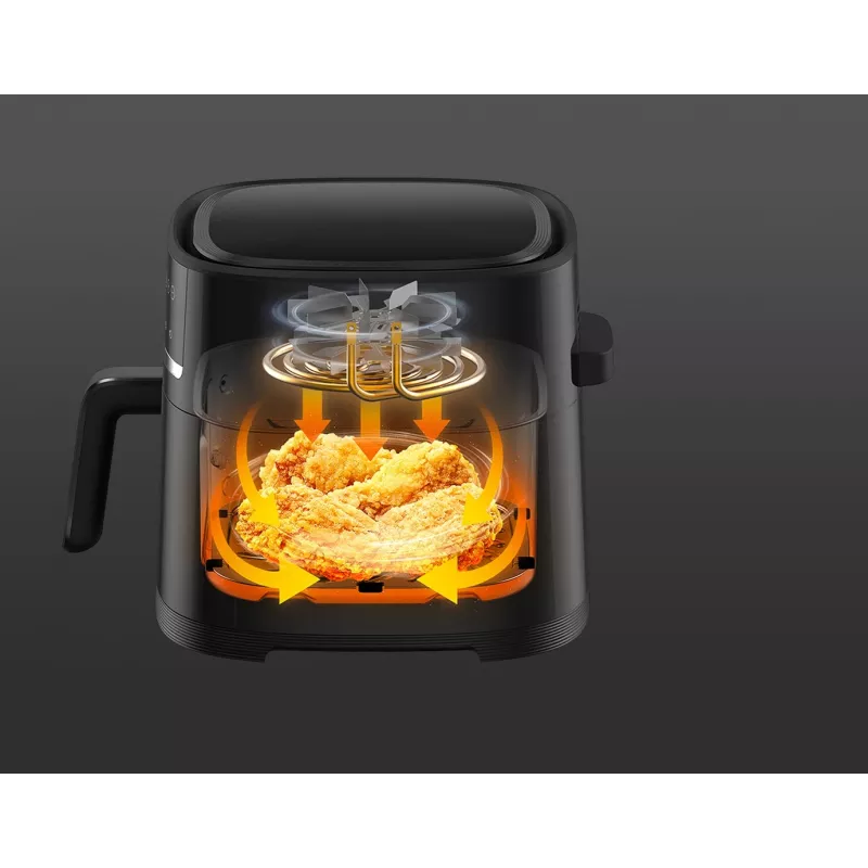 Xiaomi õhufritüür 6L MAF08 Single 1500 W kuumaõhufritüür Must