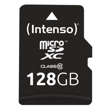 MÄLU MICRO SDXC 128GB C10/W/ADAPTER 3413491 INTENSO