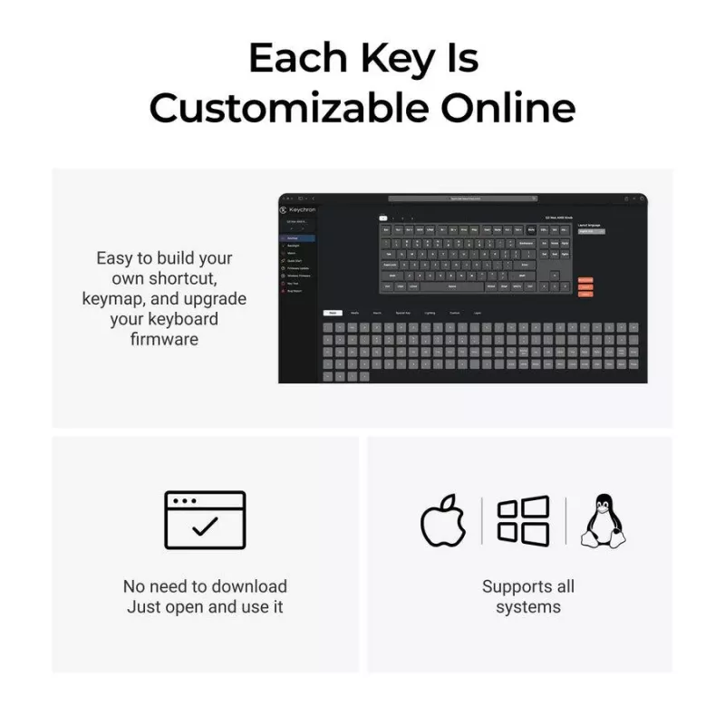 Klaviatuur Wrl Q3 Max RGB/CARBON Must Q3M-M4 Keychron