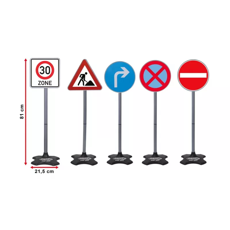 Toy traffic signs set Jamara 460293