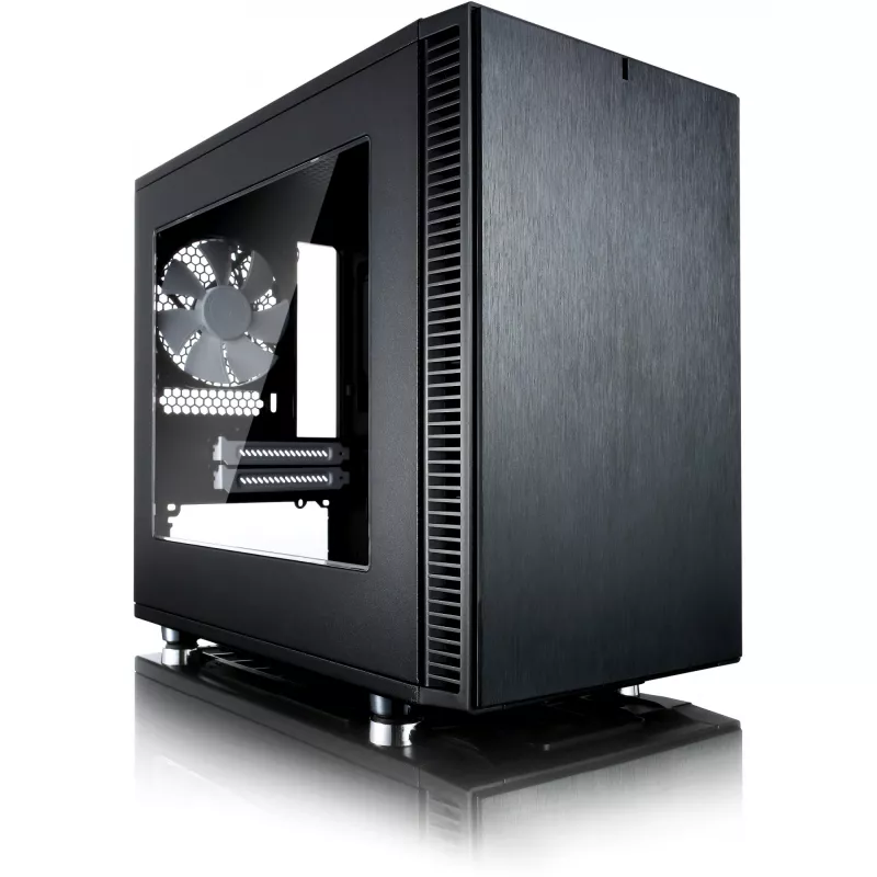 Fractal Design Define Nano S - Window - Torn - ITX - ilma toiteplokita (ATX) - Must - USB/Audio (FD-CA-DEF-NANO-S-BKW)