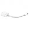 USB-adapter, USB-C-pistik > DisplayPort-pesa (valge, 11 cm)