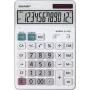 Sharp EL-340W kalkulaator, lauaarvuti, Ekraan, Valge