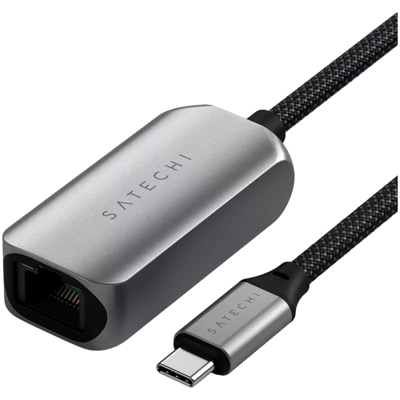 Satechi USB-C adapter (1x USB-C pistik 1x Gigabit LAN (1/2,5 Gbit/s)) ST-AE25M