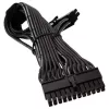 SILVERSTONE 24-pin ATX pikenduskaabel SST-PP06BE-MB35, 350 mm, must
