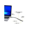 USB-Jaotur Port Designs 900163 USB-C 5000 Mbit/s Hõbedane