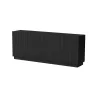 Sahtellkapp Cama LIVERTI 2000x420x780 mm, must, puitlaastkarkass, 16 mm