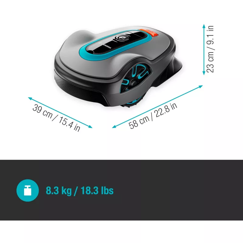 Robotic lawn mower Gardena smart SILENO life