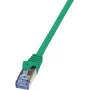 Networking kaabel LogiLink 1.5m Cat.6A RJ-45 S/FTP roheline