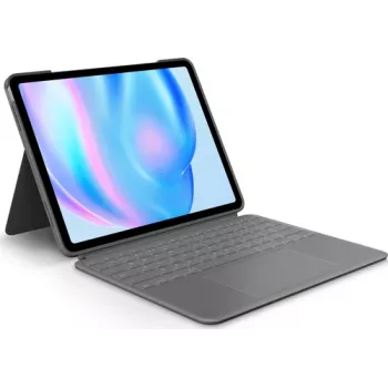 Logitech Combo Touch - klaviatuur ja kaustakohver - puuteplaadiga - taustvalgustusega - Apple Smart Connector - Q
