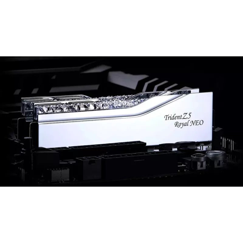 Trident Z5 Royal NEO RGB EXPO 32GB (2x16GB) DDR5 PC5-48000C28 6000MHz – hõbedane