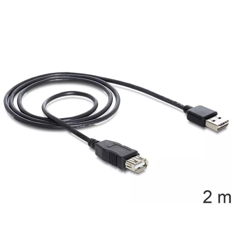 USB-kaabel DeLOCK EASY-USB 2.0-A 2m must