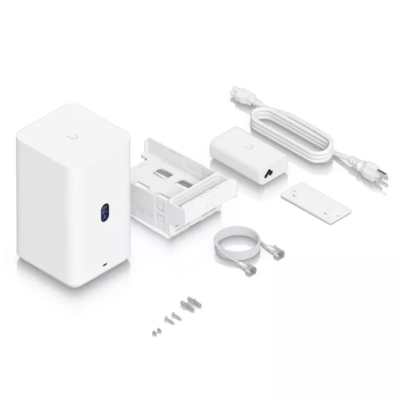 Ubiquiti UNAS-2-W Unifi Nas 2x 3.5 HDD pesa, 2.5GbE, USB-C, PoE++ adapter