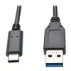Tripp U428-003-G2 USB-C–USB-A kaabel (pistik/pistik) – USB 3.2 Gen 2 (10 Gbit/s) – Thunderbolt 3 ühilduv – 0,91 m – 1,83 m – USB C – USB A – USB 3.2 Gen 2 – isane/isane