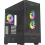 PC-korpus Thermaltake View 290 TG ARGB Midi Tower Must