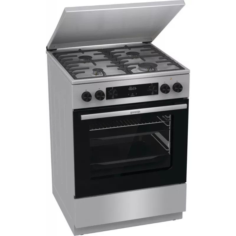Gorenje GKS6C71XF vabalt seisev pliit hõbedane