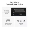 Mehaaniline klaviatuur Keychron K4 HE Gateron Double‑Rail Magnetic Nebula lülititega, juhtmevaba, must, USA paigutus