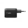 USB-C kaheportne laadija Belkin ENA007KQBK 65W — kahe USB-C PD laadimine sülearvutitele ja mobiilseadmetele
