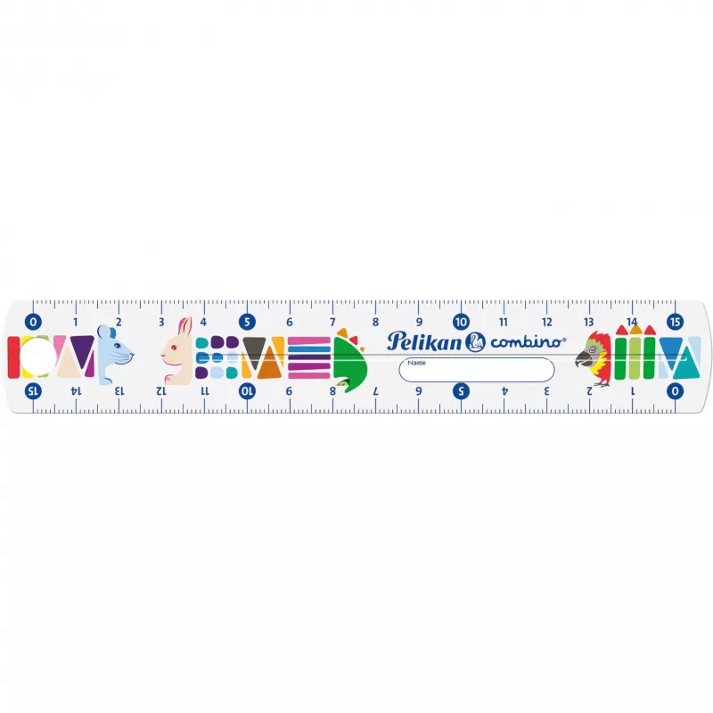 Joonlaud Pelikan 811224 150 mm plastist mitmevärviline