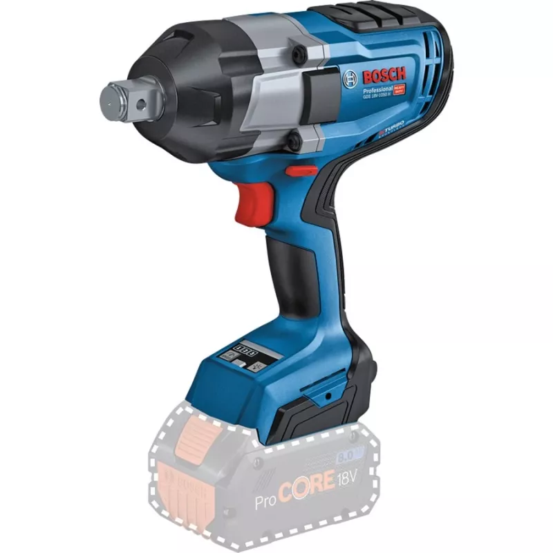 Bosch GDS 18V-1050 H 1750 RPM Must, Sinine, Punane