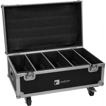 Flightcase Roadinger 31005238 4× LED CLS-18 QCL RGB/WW jaoks