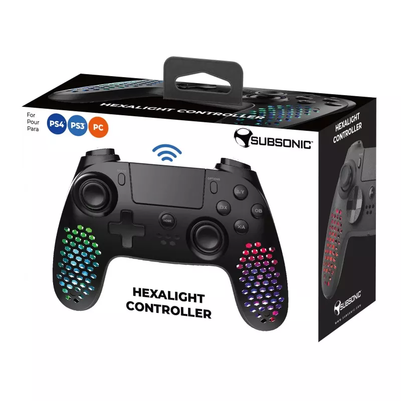 Mängupult Subsonic SA5654 must Bluetooth USB PC PlayStation 4 3