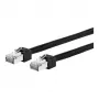 METZ CONNECT Ultraflex500 - Patch-Cable - RJ-45 (M) to RJ-45 (M) - 2,0m - 6,4 mm - SFTP, PiMF - CAT 6 - Shielded, Halogen-Free - Must (13084V2000-E)