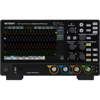 Voltcraft DOV1254 LA digitaalostsilloskoop 125 MHz 4-kanaliline 1.25 GSa/s 100 Mpts 12 bitti (VC-16753925)