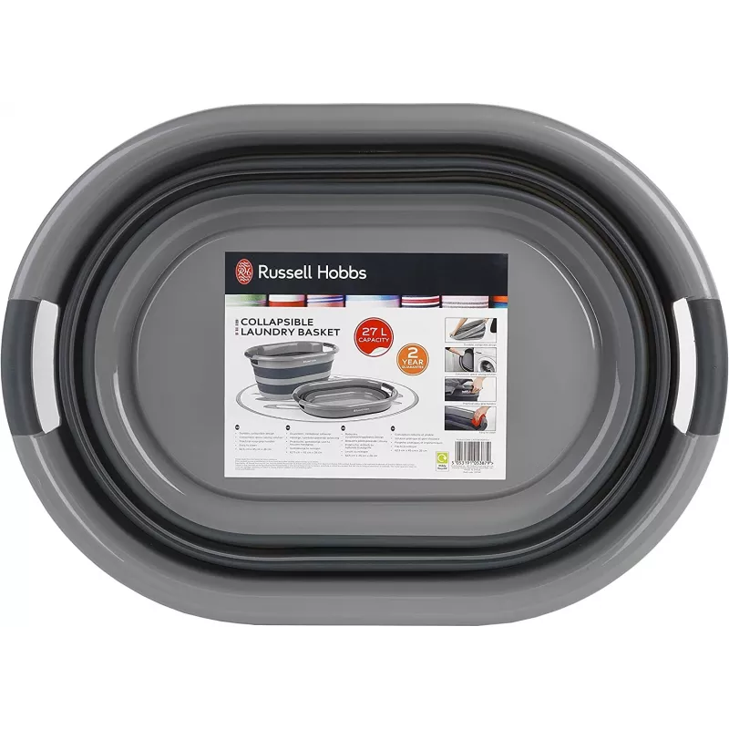 Pesukorv Russell Hobbs LA053879GRYFEU7 27L kokkupandav