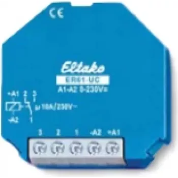 ELTAKO lülitusrelee 1xW. 10A ER61-UC Karbipaigaldus elektrooniline 8-230V ER61-UC (61001601)