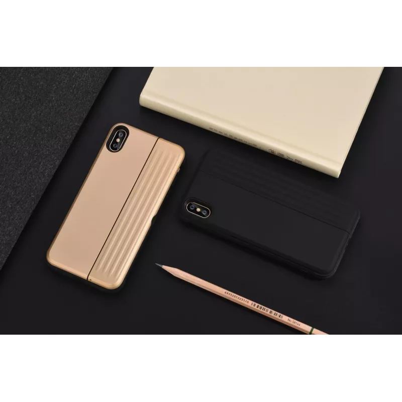 Kaitsev telefonikott Devia H-Card Series iPhone XS Max 6.5 jaoks, kuldne