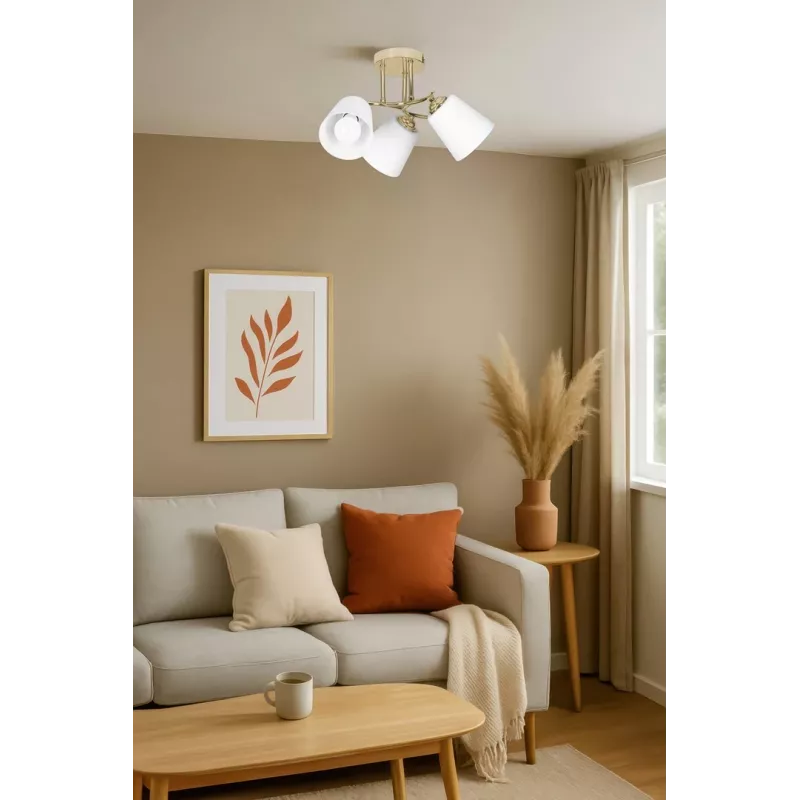 Activejet AJE-EMILY 3P GOLD E27 ripplamp 3x40W