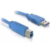 USB-kaabel DeLOCK 82434 1,8 m USB A USB B sinine
