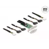 DeLOCK PCI Express 4.0 x16 kaart 4 x SFF-8639 NVMe - Bifurkatsioon - madala profiiliga