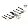 DeLOCK PCI Express 4.0 x16 kaart 4 x SFF-8639 NVMe - Bifurkatsioon - madala profiiliga